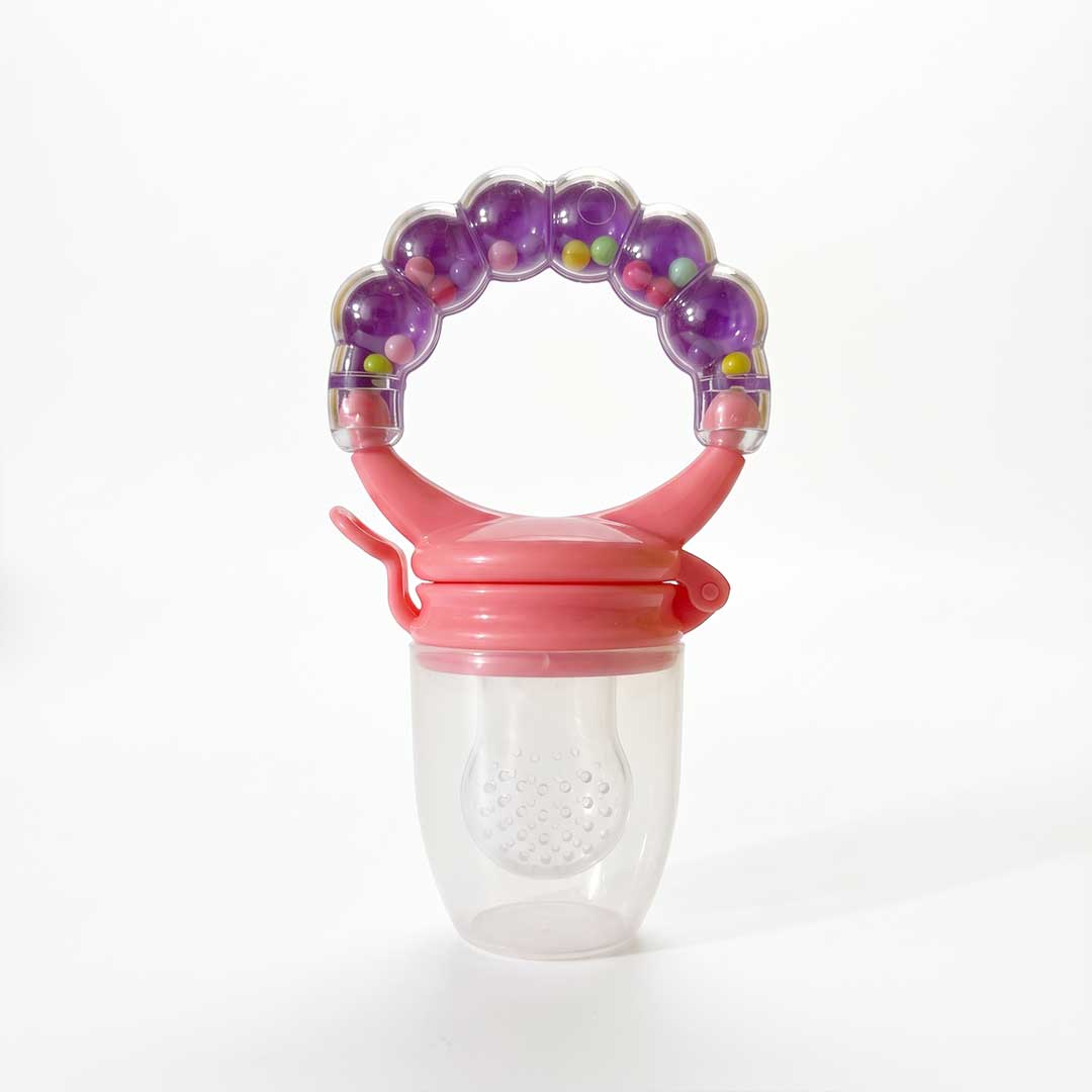 Khaas Junior 2-in-1 Baby Fruit Feeder Pacifier & Sensory Rattle Teether