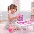 Kids Princess Beauty Makeup & Hair Styling Pretend Playset