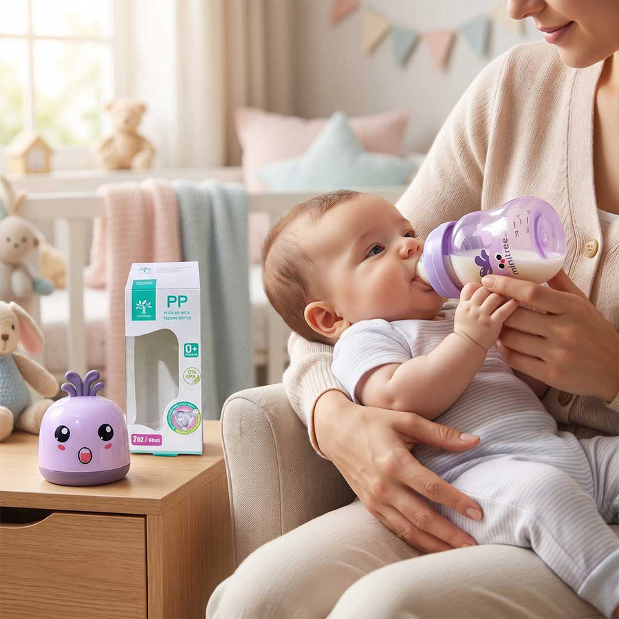Minitree Anti-Colic Newborn Baby Feeding Bottle (60ml / 2oz) – BPA-Free
