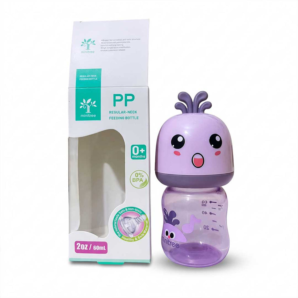 Minitree Anti-Colic Newborn Baby Feeding Bottle (60ml / 2oz) – BPA-Free
