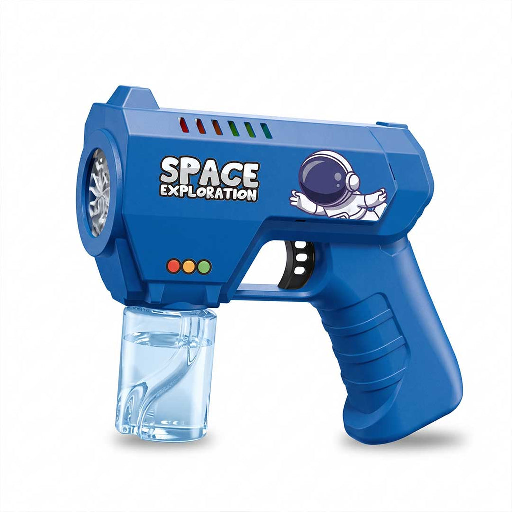Space Astronaut Automatic Bubble Gun Toy – 360° Leak-Proof Electric Bubble Machine for Kids